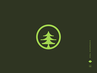 Evergreen Tree abstract pine mark cedar tree logo eco focused design evergreen identity fir tree symbol forest minimalism forestry logo geometric tree lumber logo minimalist tree icon natural materials nature circle logo pacific northwest design pine mark pnw nature logo rustic branding stylized cedar timber inspired logo tree ring logo woodcut inspired