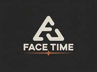Face Time Logo Design – Geometric Monogram Brand Identity branding design graphic design illustration logo logo design typography ui ux vector