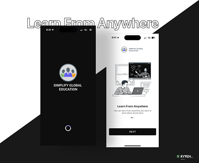 💡 Learn From Anywhere – Smart Learning, Simplified 📚🌍 app design app ui design branding dashboardui design digitalproducts edtech app design figma design figma website illustration marketplace ui ui website ui ux design