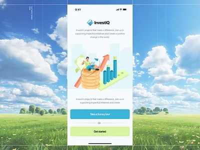 InvestIQ – Clean and Simple Investment Survey App UI app design app interface design finance app financial fintech fintech design fintech mobile app investment app design investment app ui investor ios app design mobile app design mobile design mobile finance onboardingdesign product design survey app ui ui design uiux design user interface