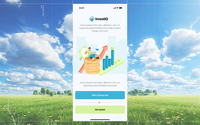 InvestIQ – Clean and Simple Investment Survey App UI app design app interface design finance app financial fintech fintech design fintech mobile app investment app design investment app ui investor ios app design mobile app design mobile design mobile finance onboardingdesign product design survey app ui ui design uiux design user interface
