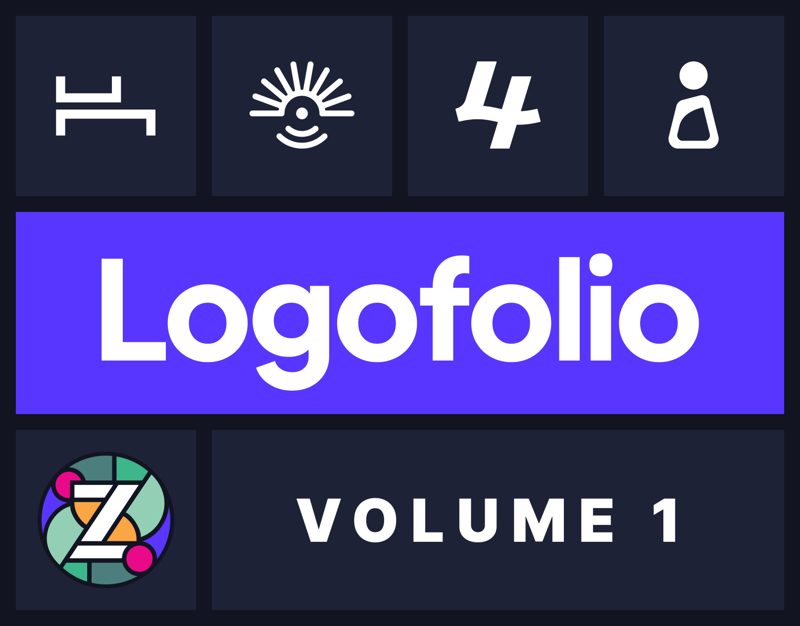 Logofolio Vol. 1 brand branding design graphic design icon design icons identity logo logo design logofolio monogram web design