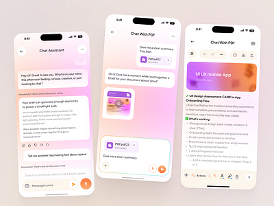 AI Mobile App ai chat boat ai mobile app app design application design artifical intelegance chatbot mobile mobile app mobile app design product design ui ui design user experience
