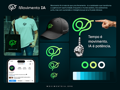 Movimento AI branding graphic design logo