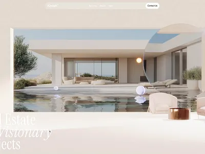 No-Code Real Estate 3D Website 3d 3d websites branding interior design luxury midjourney real estate resort webgl websites