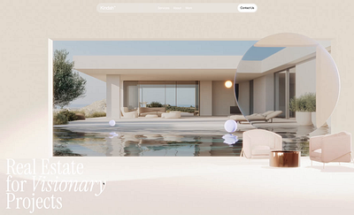 No-Code Real Estate 3D Website 3d 3d websites branding interior design luxury midjourney real estate resort webgl websites