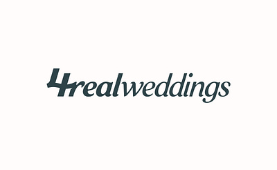 4realweddings brand design branding colorful elegant feminine friendly icon logo logo design reliable responsive logo uxui design visual identity web design wordmark
