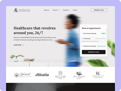 Appointment scheduling and personalized health services ai aihealth branding clinicwebsitedesign design healthappui healthcareapp healthtechui healthtechux medicalappointmentui medicalinterface patientportal responsivedesign saashealthcare telehealthux telemedicinedesign ui user experience ux uxui