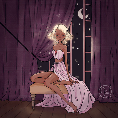 Glow book illustration illustration