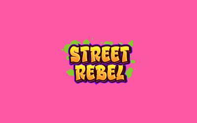 Street Rebel Logo Design graphic design logo logo design street logo text style logo typo logo typography wordmark logo