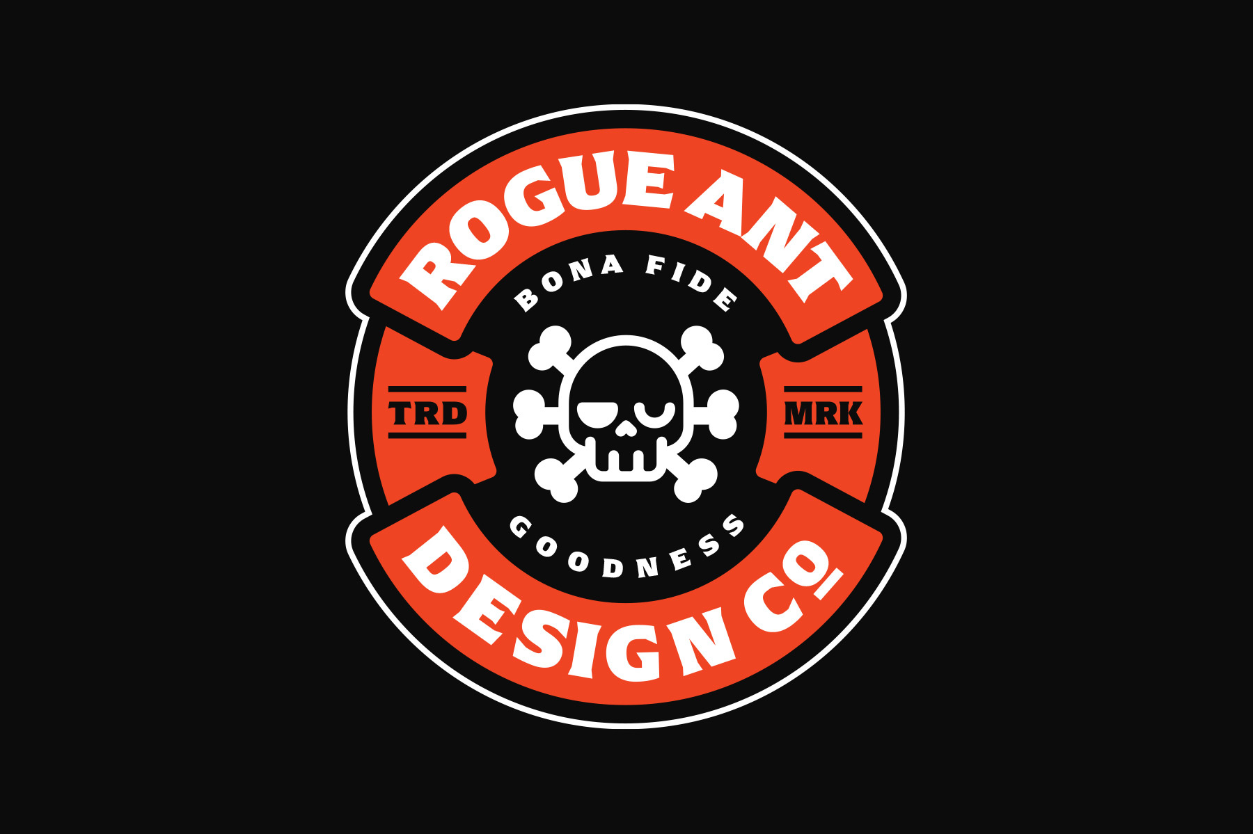 Bona Fide Goodness badge banner branding graphic design logo