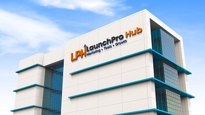 LaunchPro Hub Logo Design branding clean design design graphic design logo logo design simple logo vector