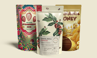 Food pouch design food bag design food packaging packaging design pouch design