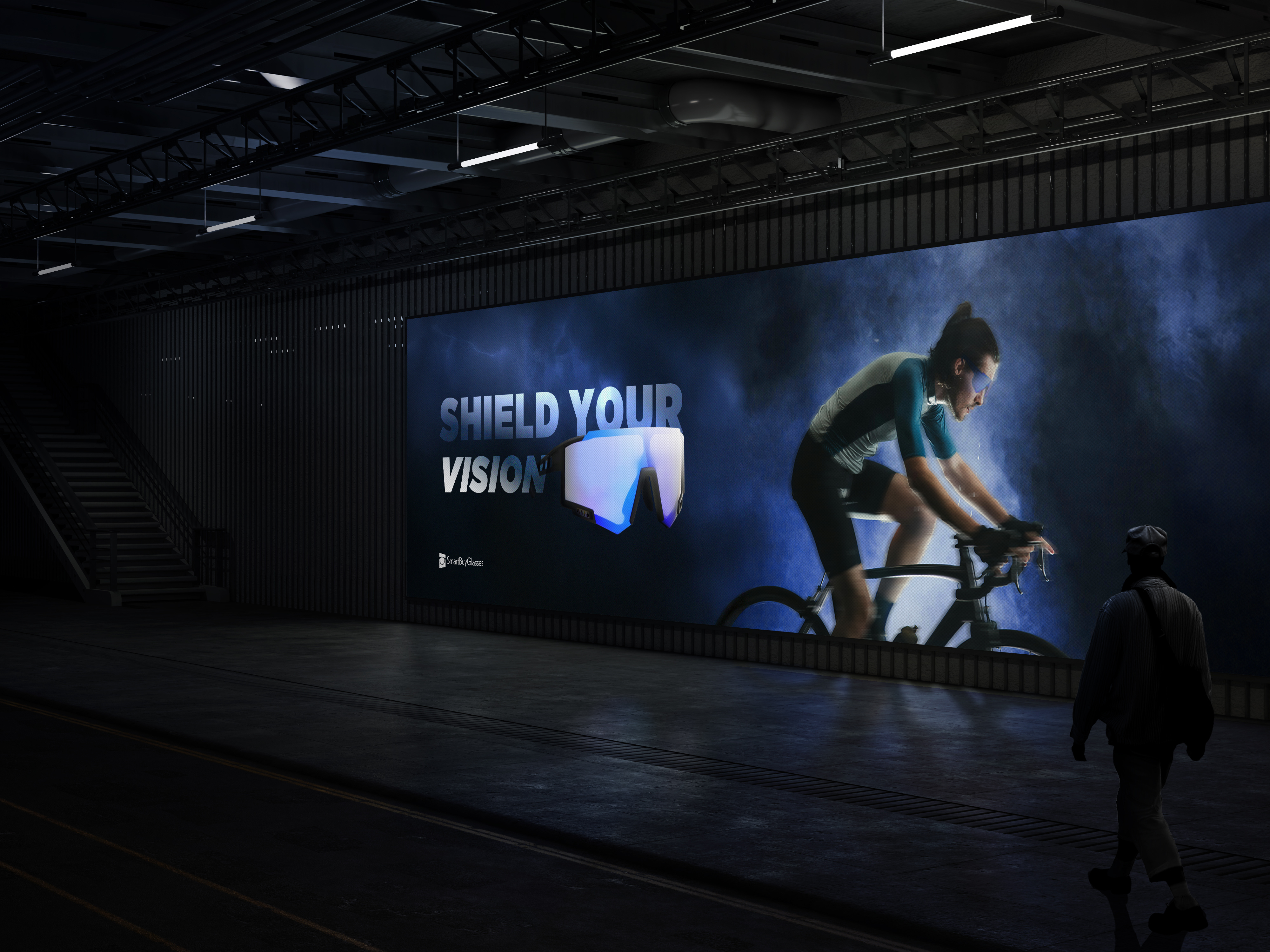 A Banner Born from the Bike Lens ai baner banner bike branding cicle design graphic design lens marketing photoshop print protection publicity typography vision web