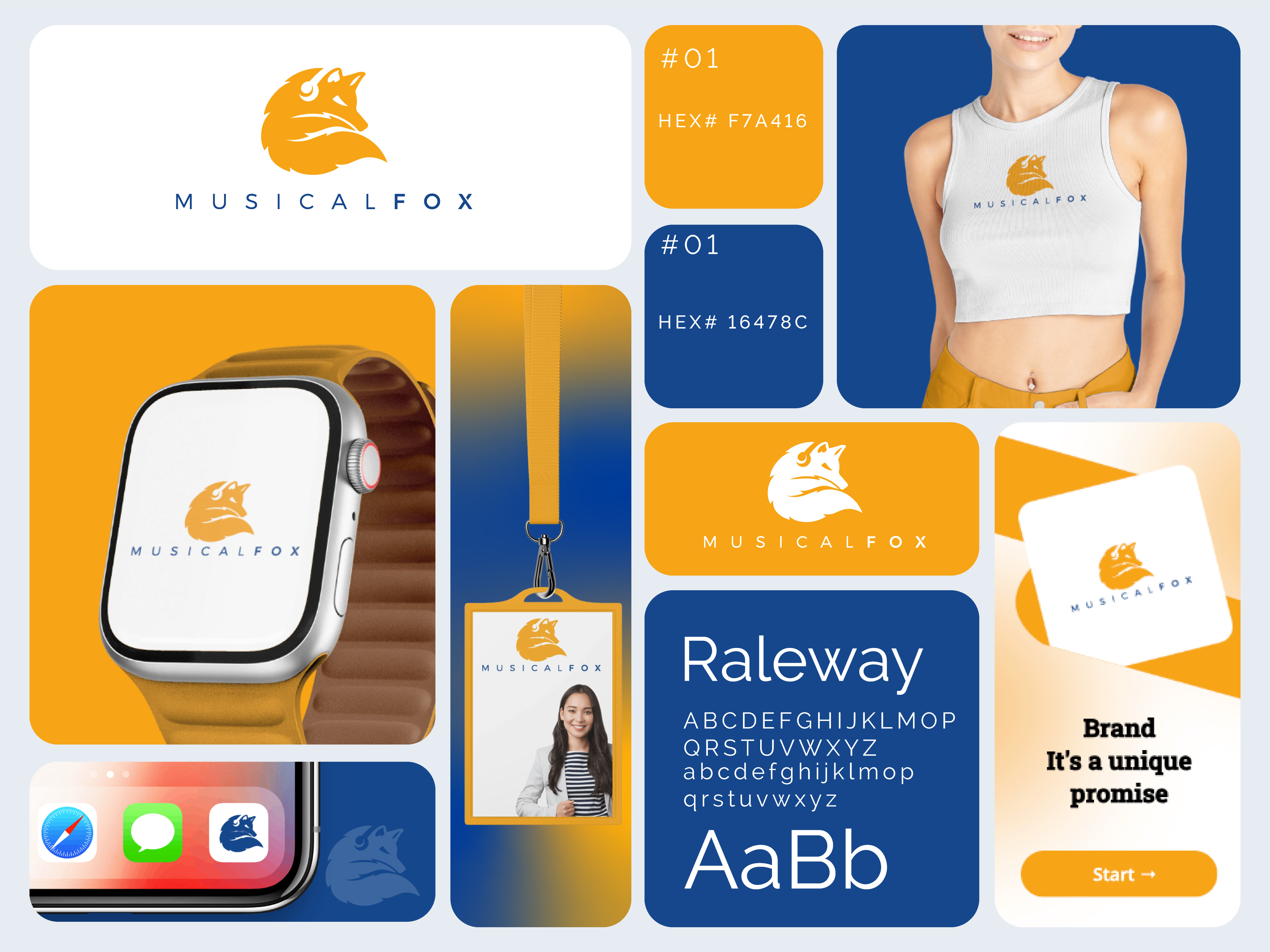 Example of Minimalist Logo With Brand Style Guide