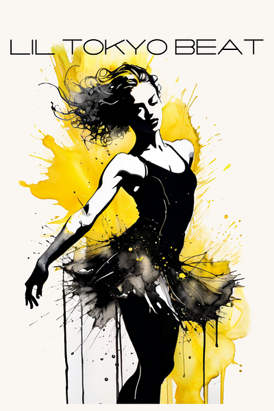 Ballet Dancer abstract ballet ballet dancer design digital art graphic design illustration portrait poster surrealistic