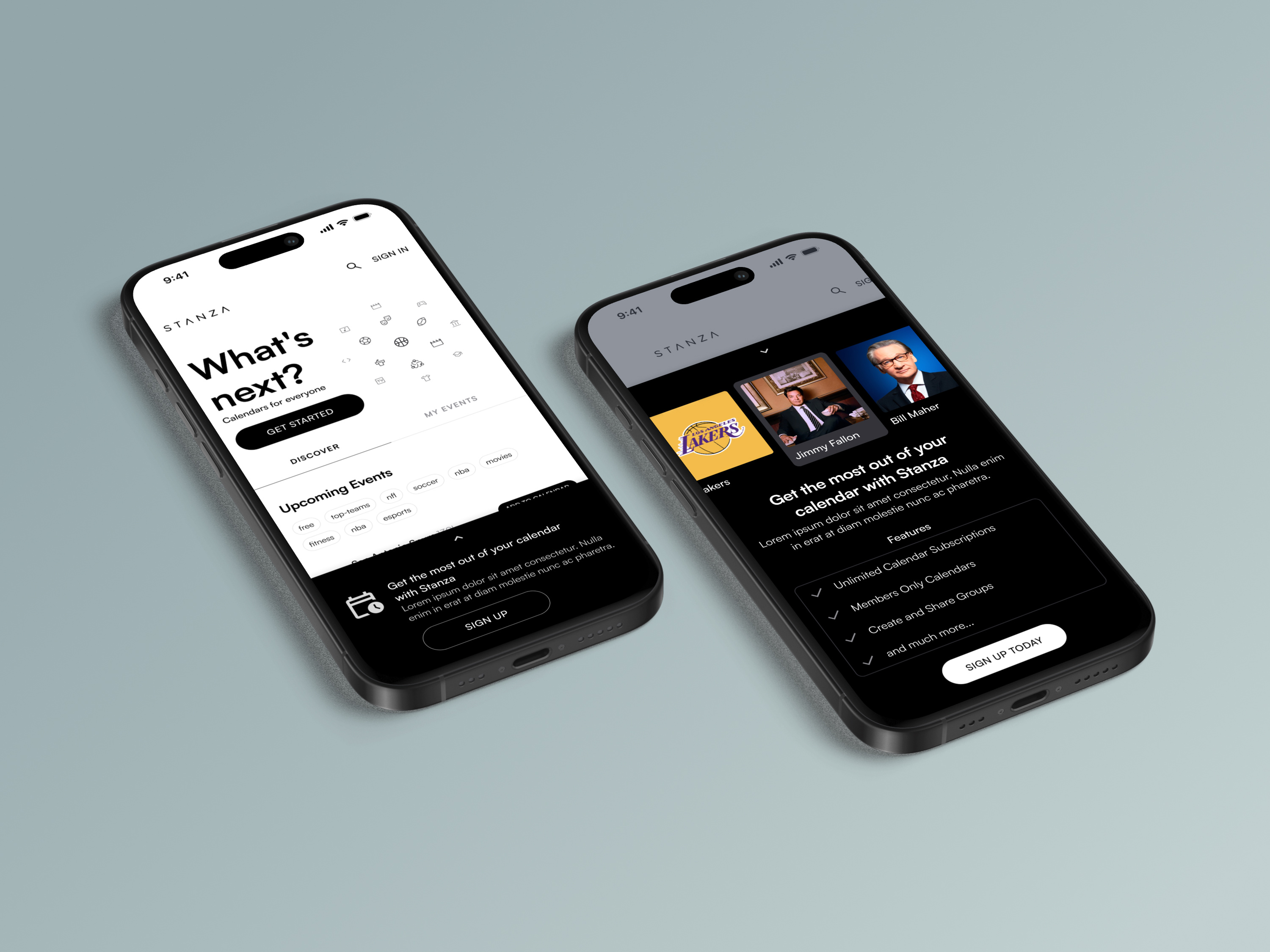 StanzaCal: Improving Conversion Rates and Premium Signups calendars conversion design desktop events features mobile premium sign ups ui upsell ux web