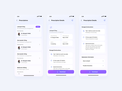 Doctor app for patients 3d animation app branding design graphic design illustration logo ui vector