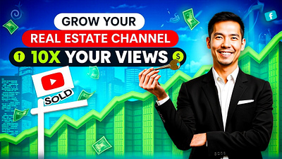 Real Estate Channel 10X Views real estate real estate agent real estate thumbnail real estate thumbnail designer real estate video editor thumbnail thumbnail for real estate thumbnail for youtube