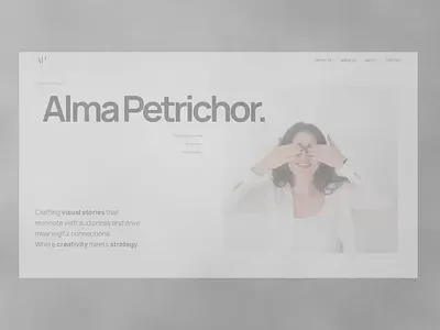 PETRICHOR - Portfolio Website Template agency agency portfolio clean portfolio squarespace swiss design web design