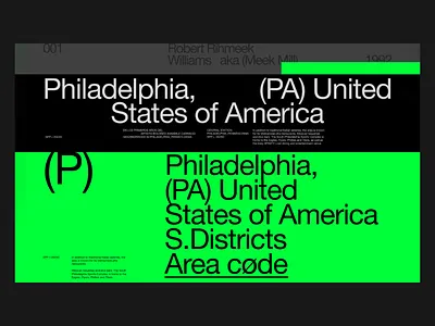 Urban Typography UI Design data layout editorial style font heavy graphic interface location card minimal layout modern grid modern interface poster interface structured data typography ui concept ui design ui poster urban design urban typography ux design visual hierarchy