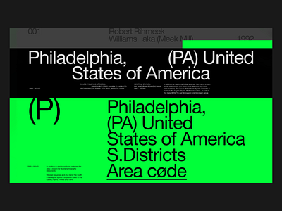 Urban Typography UI Design data layout editorial style font heavy graphic interface location card minimal layout modern grid modern interface poster interface structured data typography ui concept ui design ui poster urban design urban typography ux design visual hierarchy