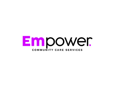 Women Community Care trendy business logo.
