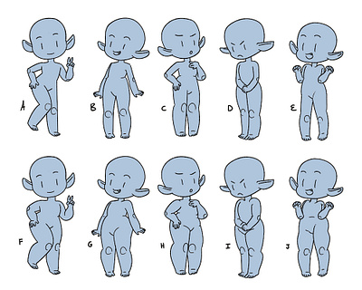 Pick a pose for commissions