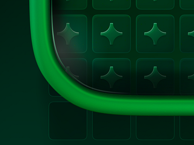 Each and Every Day - Blog Post Cover Image Closeup 3d dark mode depth design detail figma glass gradient graphic design green illustration noise realistic shadow texture