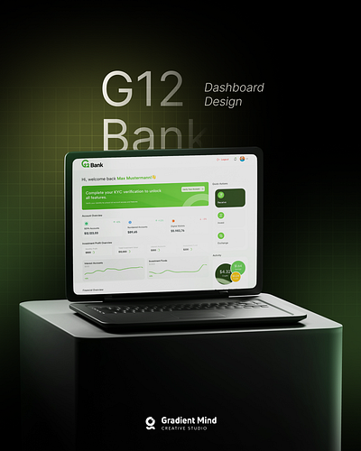 G12 Bank - Dashboard Design branding dashboard design design enterprise erp figma figma designer graphic design graphs saas saas design statistics stats ui ui design ui designer uiux web app website design