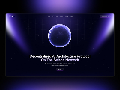 Crypto AI Blockchain Website ai agent ai architecture ai blockchain blockchain blockchain ai blockchain website crypto crypto blockchain crypto uiux decentralized solana solana blockchain web design web3