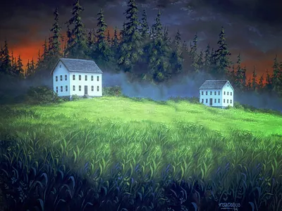 The Horror At Camp JellyJam !!! 2d animation 90s animation branding camp design goosebumps goosebumpsbooks horror illustration jellyjam