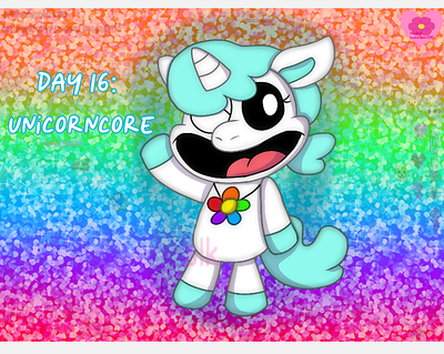 Julesthetic Day 16: unicorncore art post art tag digital art drawing fan art graphic design illustration