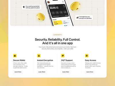Crypto Design | Landing Page Design | Banking App | UX UI 3d animation branding crypto ui graphic design ico logo motion graphics nft ui