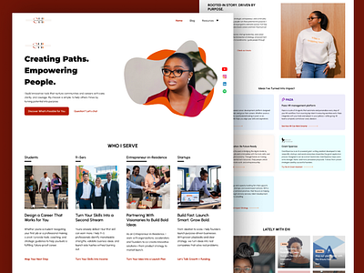 Founder Personal Website branding deskop design founder logo official website personal website portfolio ui ui design web website website design