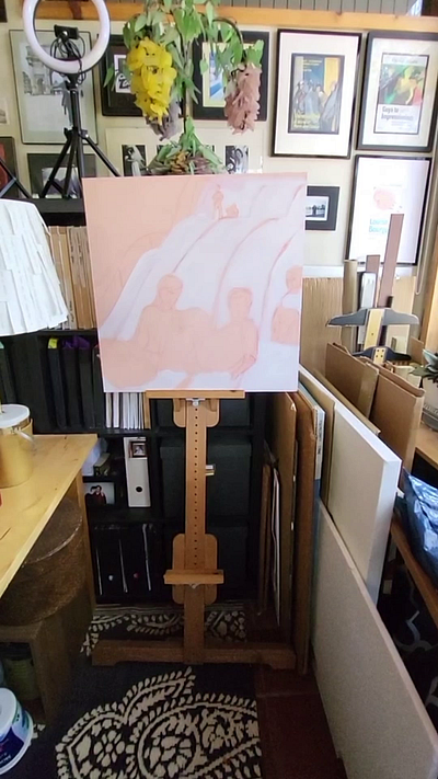 a new work in progress graphic design logo painting video work in progress