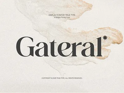 TT Gateral – Elegant Serif Typeface beige branding clean design display font elegant font font family free download modern sage serif