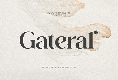 TT Gateral – Elegant Serif Typeface beige branding clean design display font elegant font font family free download modern sage serif