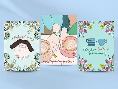 Invitation Cards illustration proreate