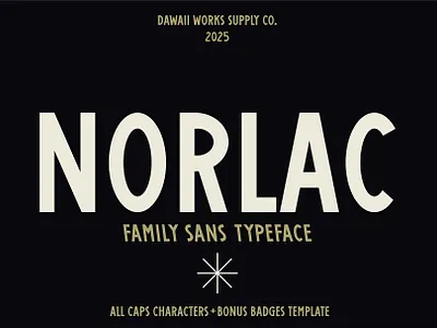 Norlac Sans bundle display font font graphic design hand drawn font lettering modern font sans sans serif typeface vintage vintage font