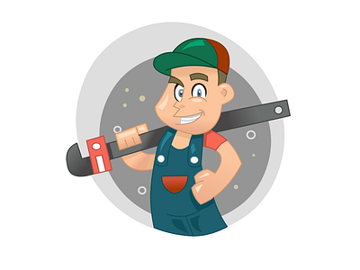 workman illustration design plumber cartoon plumber illustration plumber mascot workman cartoon workman illustration workman logo workman mascot workman person
