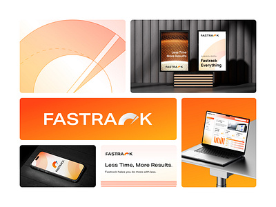 Fastrack Branding ai b2b brand identity branding company design fast graphic design logo logo design mark market rukuru tech visual identity