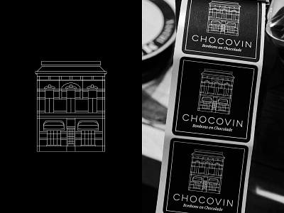Chocovin brand design brand designer brand identity branding brandmark chocolate logo custom logo custom logo design graphic design identity identity design identity designer illustration logo logo design logo designer logo mark mark monoline logo store logo