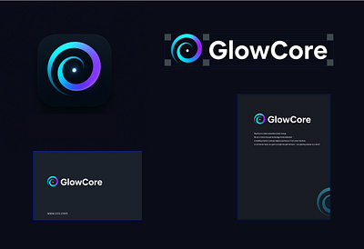 GlowCore Logo Design The Future is Lit. Literally ai powered platform cloud based intelligence futuristic tech solutions glowing digital future glowing tech innovation innovative core systems intelligent data glow light powered interface logo logo design modern logo modern uiux solutions neon inspired tech powerful digital core scalable tech platform seamless tech integration secure tech infrastructure smart automation tools smart core technology