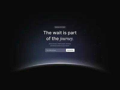 Waitlist for AI Stock Agent ai ai assist ai powered trading signals ai stock agent ai stock agent landing page artificial intelligence early access gradient graphic design landing page newsletter onboarding sign in stock investment app stock investment landing page trading saas landing page ui design upcoming waitlist web design