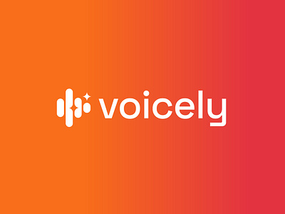 Logo Design-Voice Ai & Automation branding automation brand identity branding logo logo design sound wave spark logo voice ai logo voice assistant logo