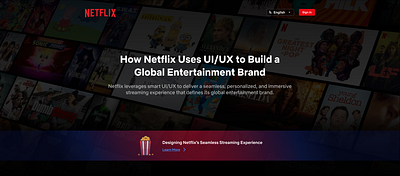 Netflix UX Breakdown: Seamless, Smart & Personalized entertainment netflix process ux
