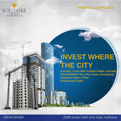 NEW COMPANY BUILDING POSTER advertising graphic design photoshop