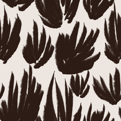 Dark Tropical Floral. Seamless pattern brown fabric fashion floral leaves pattern seamless textile