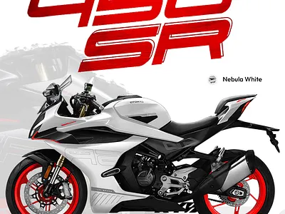 CFMoto 450-SR SOCMED Post for CFMoto Lipa - Wheeltek graphic design